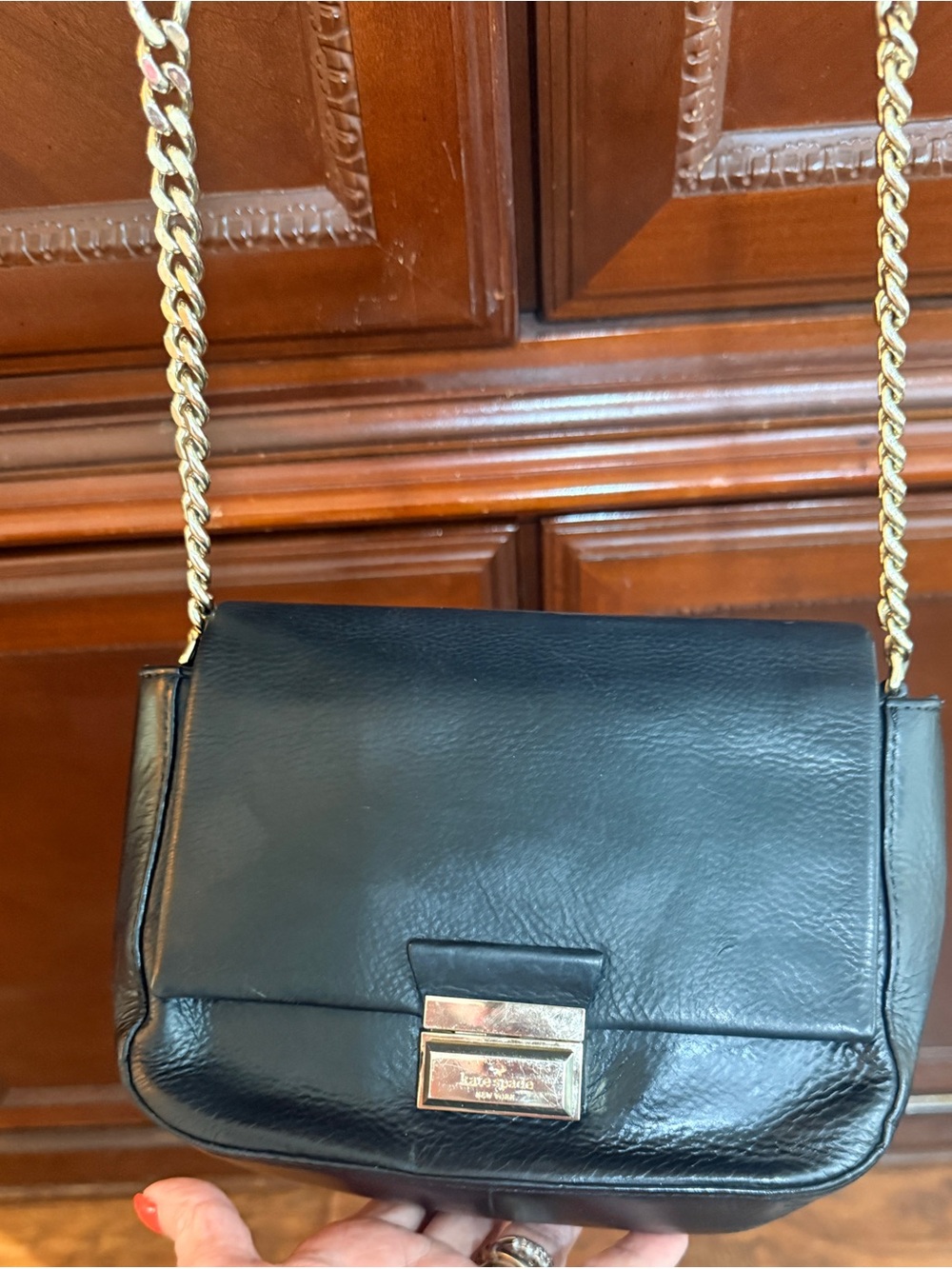 Kate Spade EUC Black, Buttery.
Leather & Chain Crossbody Bag
Timeless Kate Spade - Picture 8 of 15